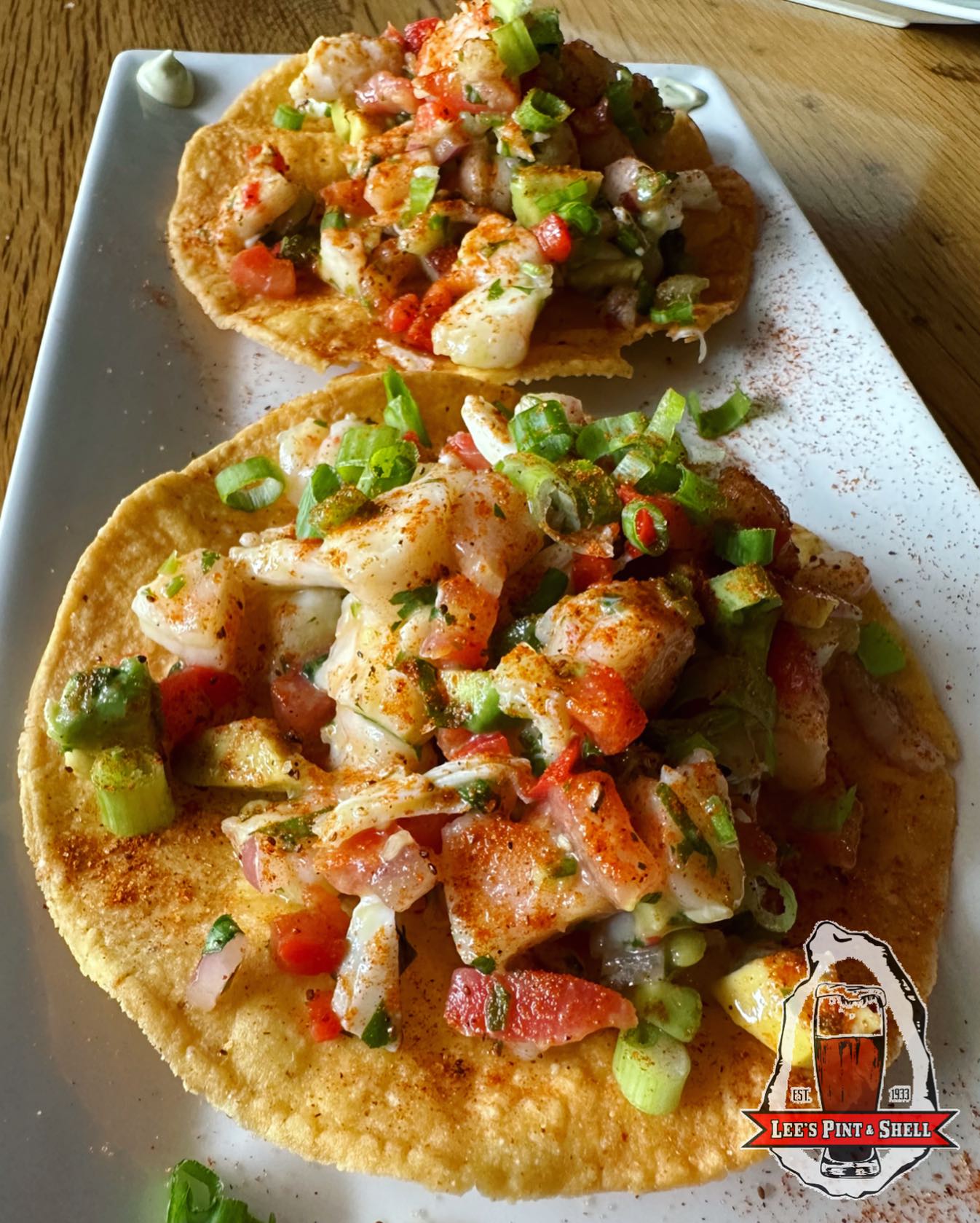 Shrimp & Crab Ceviche Tostadas