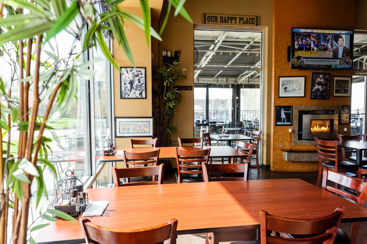 Interior of Riverside Pub