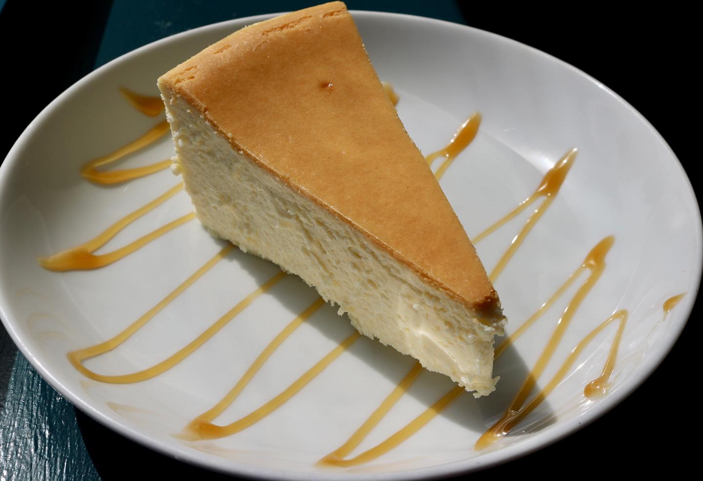 a slice of cheesecake
