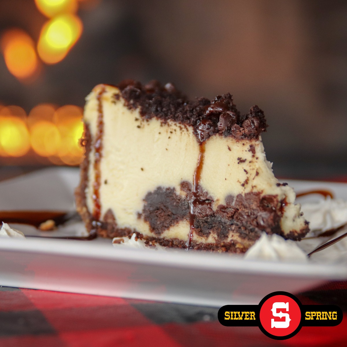 a slice of cheesecake