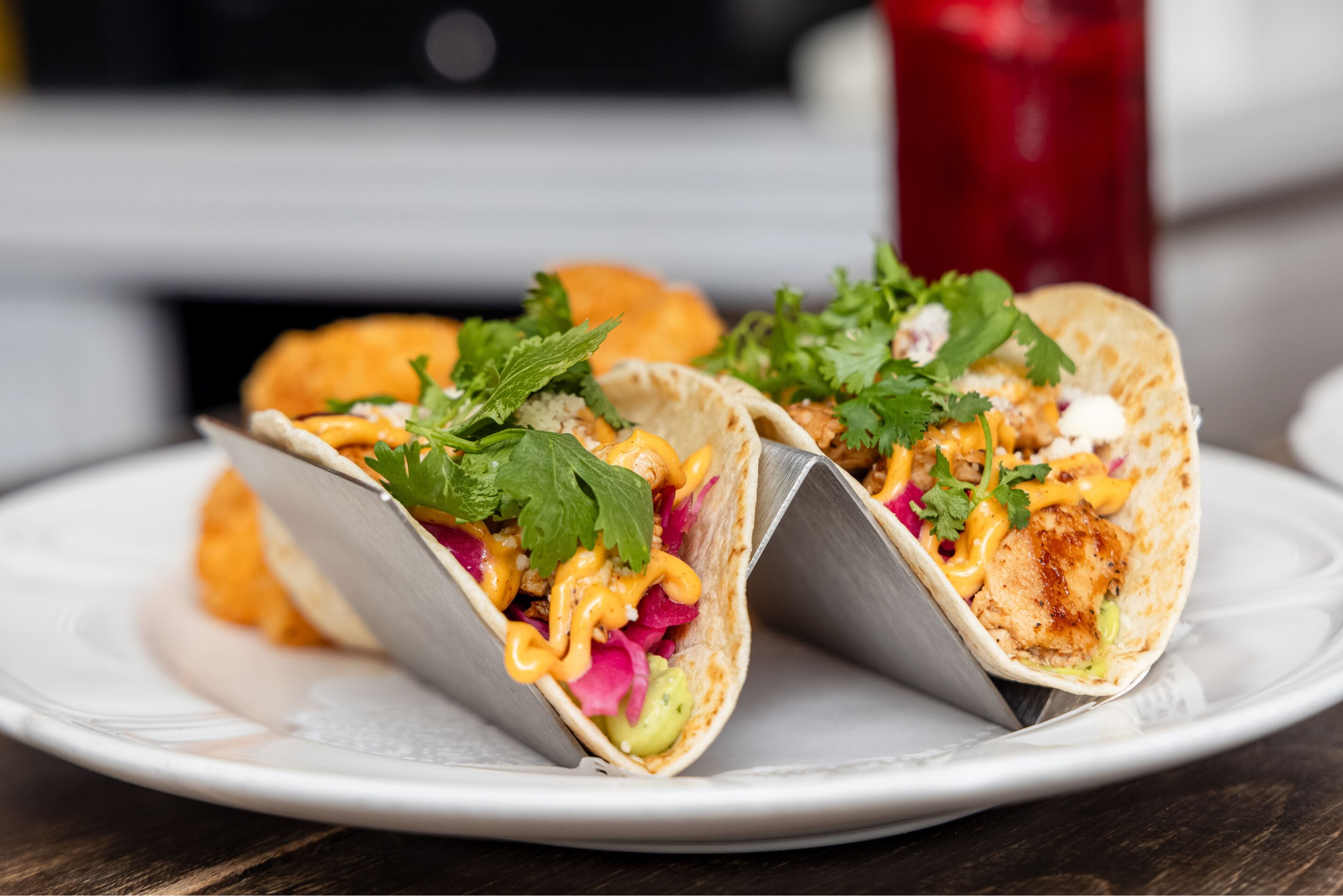 spicy chicken tacos
