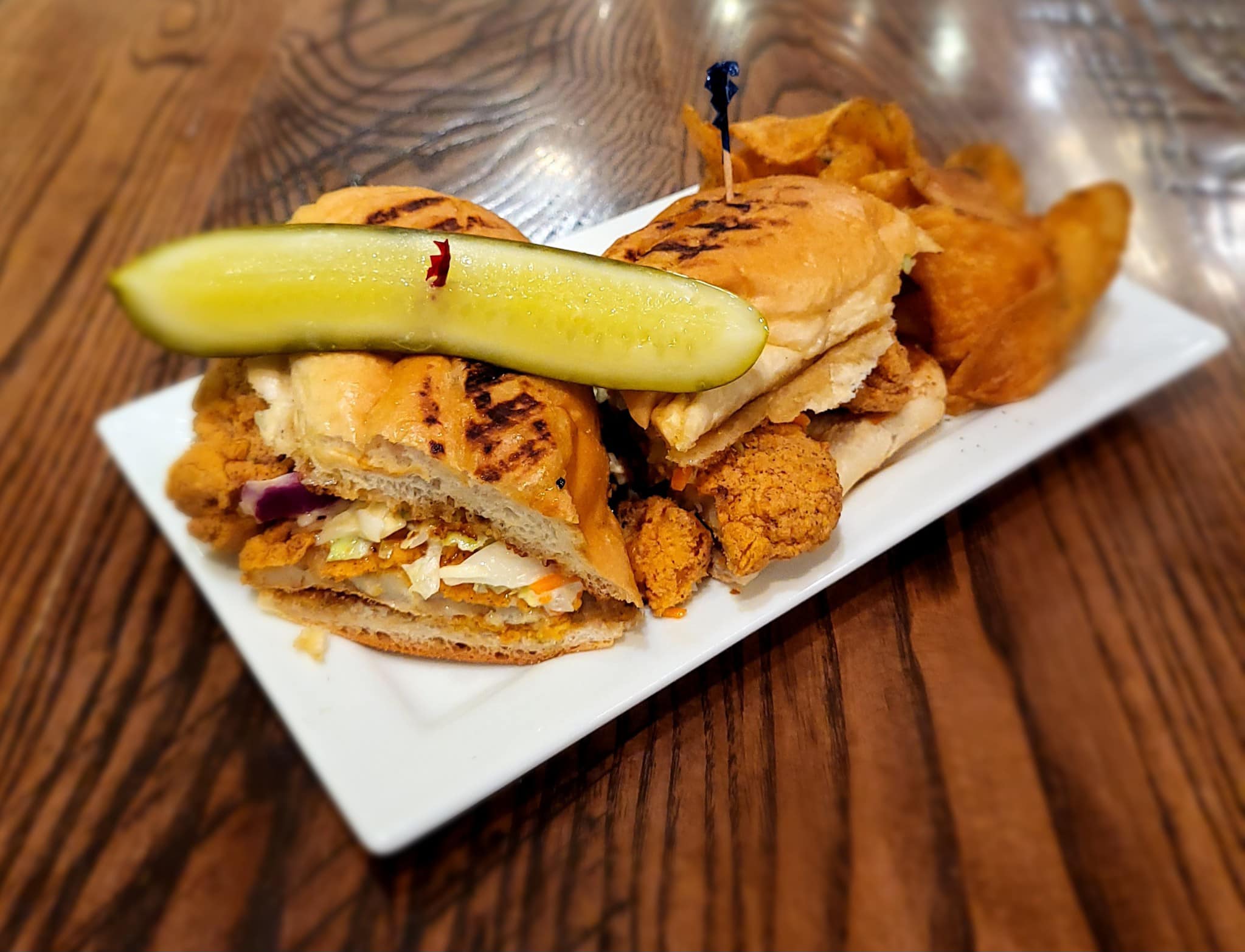a catfish sandwich