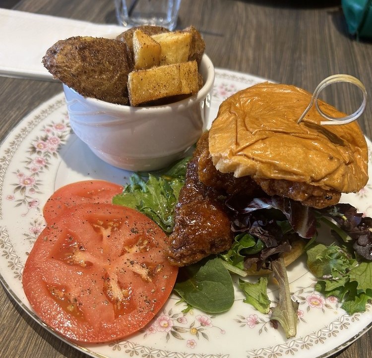 Honey old bay chicken sandwich