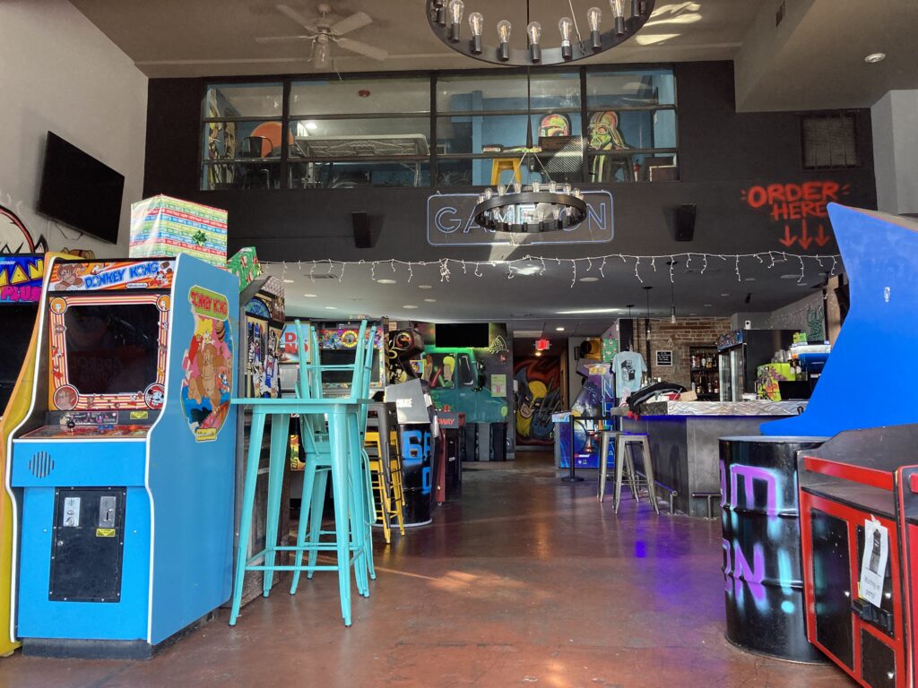 interior of gameon annapolis