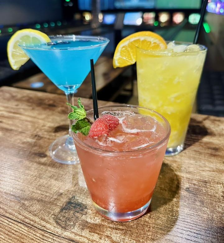 three cocktails