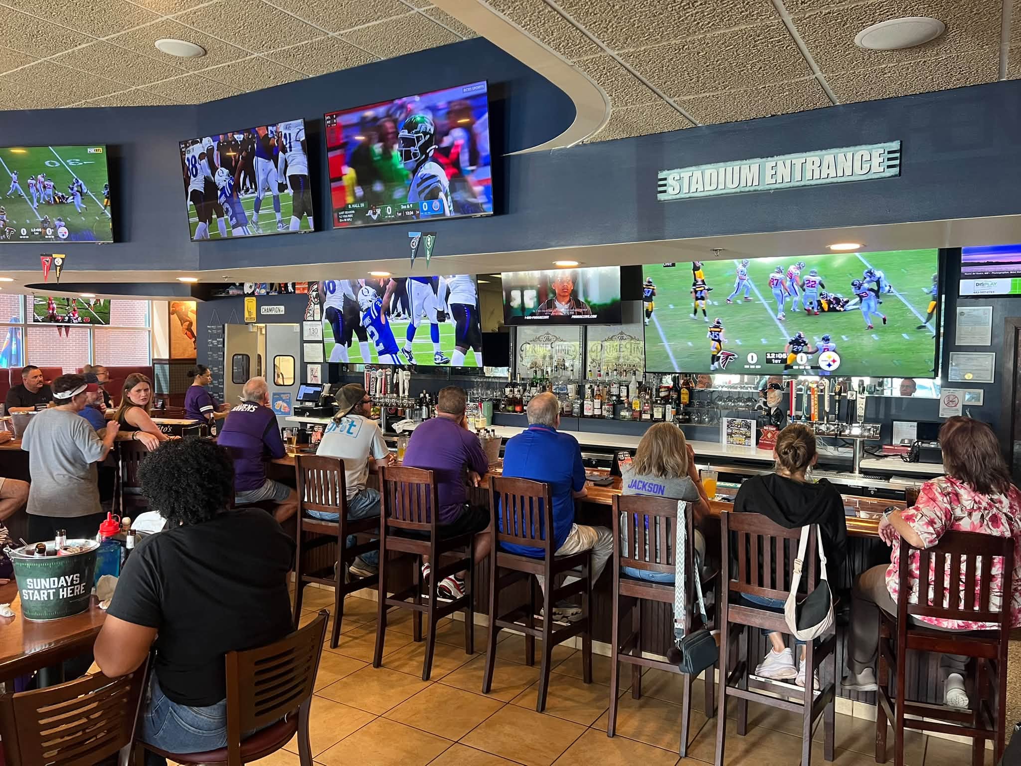 interior of prime time pub