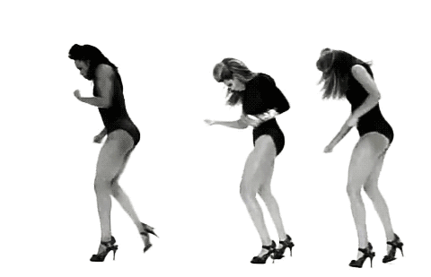 a gif of the Single Ladies (Put a Ring on It) dance